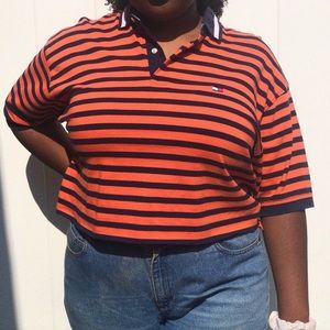 CROPPED TOMMY HILFIGER POLO